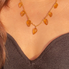 Citrine pendant | stone of abundance ,money