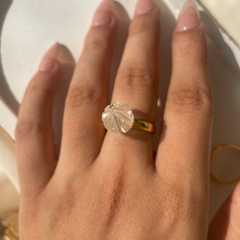 Clear Quartz Ring | Manifestation stone
