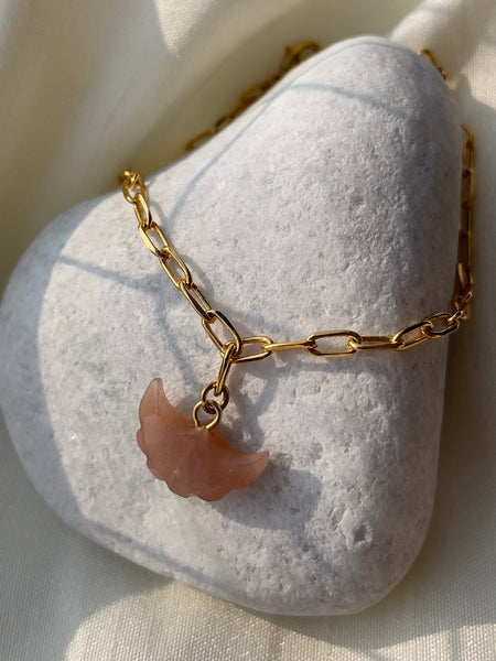 Peach moonstone Bracelet