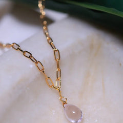 Amethyst Pendant water  Drop