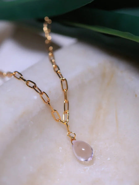 Amethyst Pendant water  Drop