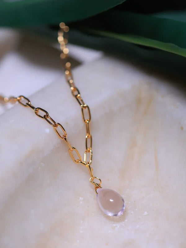 Amethyst Pendant water  Drop