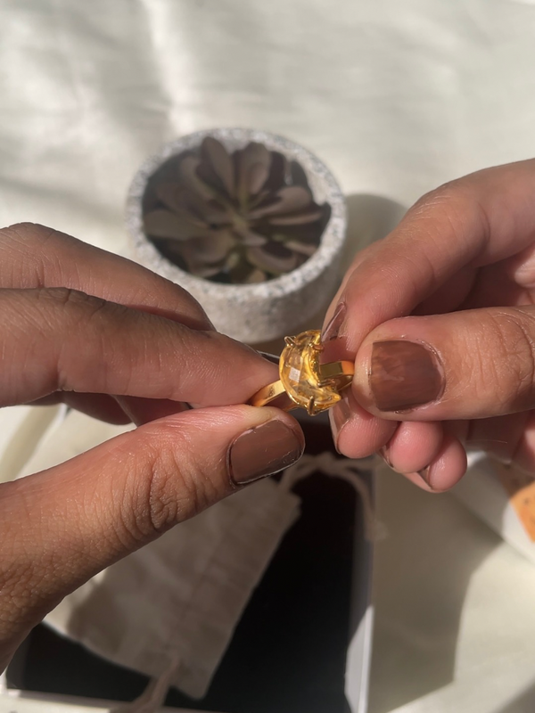 Citrine Ring | stone of  money  