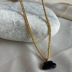 Cloud- Black Onyx pendant