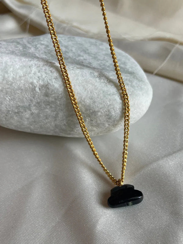 Cloud- Black Onyx pendant