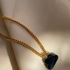 Cloud- Black Onyx pendant
