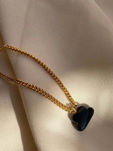 Cloud- Black Onyx pendant