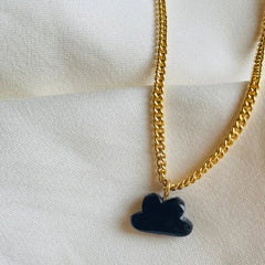 Cloud- Black Onyx pendant