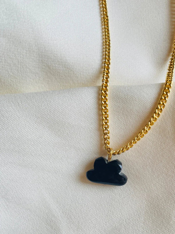 Cloud- Black Onyx pendant