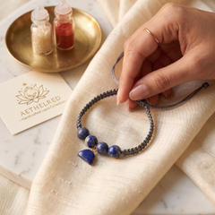 Career Clarity Charm Lapis Lazuli Rakhi