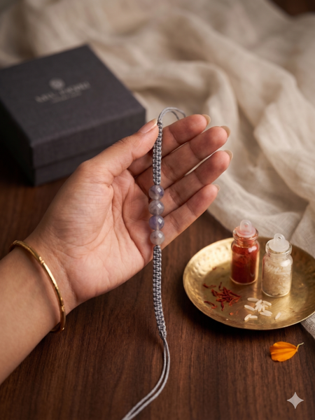 Dreamy Amethyst Rakhi