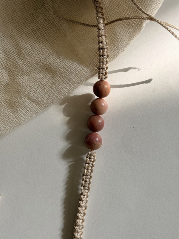 Heart healer Rhodonite Rakhi