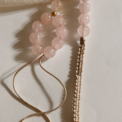 Love Rose Quartz Lumba Rakhi