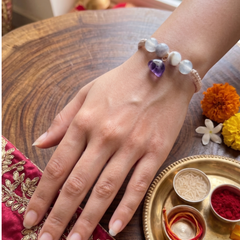 Mental clarity Amethyst Rakhi