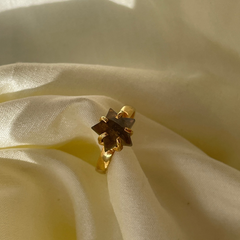 sterling slver  goldplated LABRADORITE RING perfect for great TRANSFORMATION OF LIFE