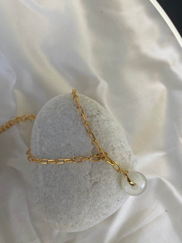 Moonstone Bracelet , crystal to get rid of toxic friends , 18k gold plating on brass and sterling silver
