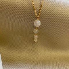 Caterpillar Moonstone pendant | healing pendant