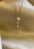 Caterpillar Moonstone pendant | healing pendant