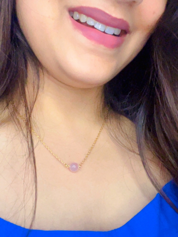 rose quartz stone pendant| stone of love