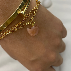 Peach moonstone Bracelet
