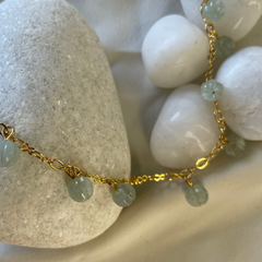 Aquamarine  bracelet Melon