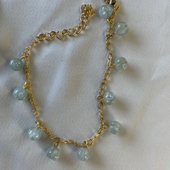 Aquamarine  bracelet Melon