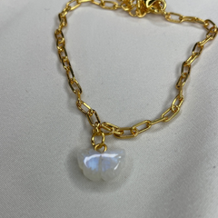 Butterfly Charm -Rainbow Moonstone bracelet