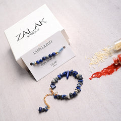 Bhaiya bhabhi lapis lazuli Crystal Rakhi