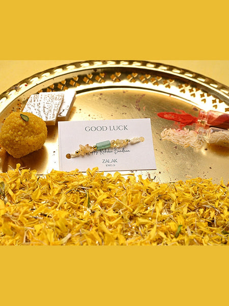 Good luck  & money attracte with our Crystal Rakhi for Raksha Bandhan-2025