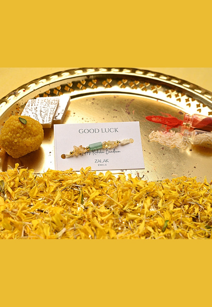 Good luck  & money attracte with our Crystal Rakhi for Raksha Bandhan-2025