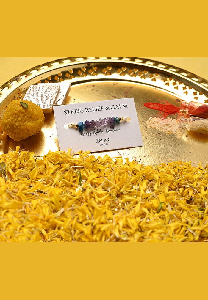 Stress Relief & calm  with our Crystal Rakhi for Raksha Bandhan-2025