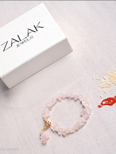  Rose Quartz Crystal Rakhi for Raksha Bandhan-2025