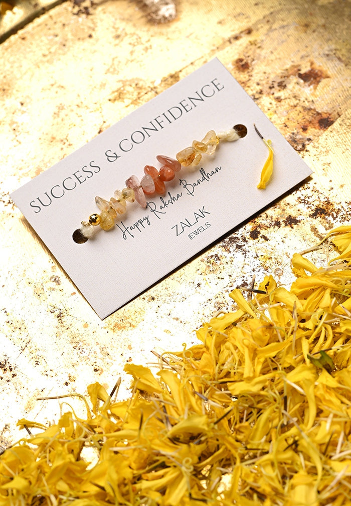 Success & confidence Crystal Rakhi for Raksha Bandhan-2025