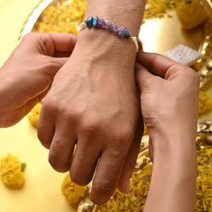 Stress Relief & calm  with our Crystal Rakhi for Raksha Bandhan-2025