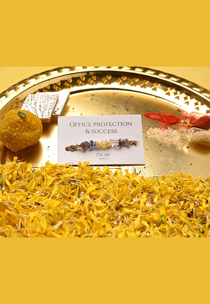 Office Protection and success Crystal Rakhi for Raksha Bandhan-2025