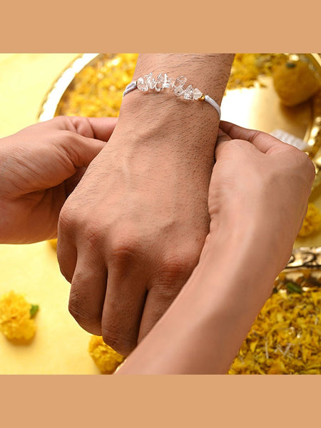 Gain clarity with our Crystal Rakhi for Raksha Bandhan-2025