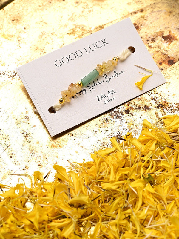 Good luck  & money attracte with our Crystal Rakhi for Raksha Bandhan-2025