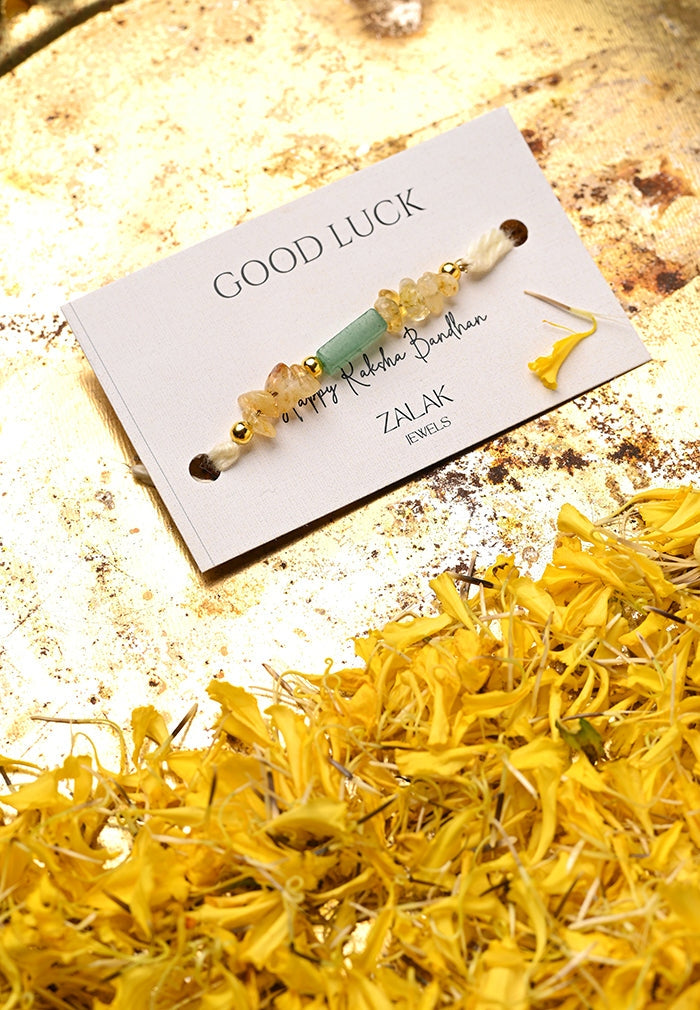 Good luck  & money attracte with our Crystal Rakhi for Raksha Bandhan-2025