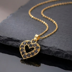 Heart Smoky quartz Pendant