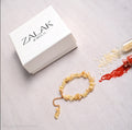 Money attrac Citrine  Crystal Rakhi for Raksha Bandhan-2025