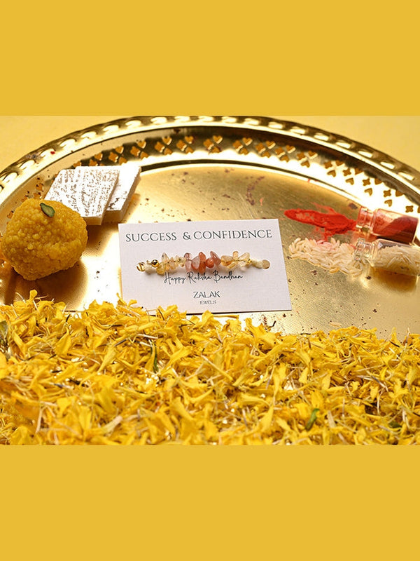Success & confidence Crystal Rakhi for Raksha Bandhan-2025