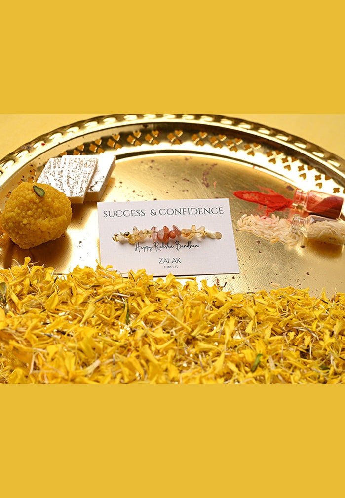 Success & confidence Crystal Rakhi for Raksha Bandhan-2025