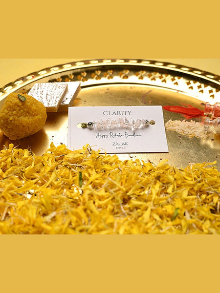 Gain clarity with our Crystal Rakhi for Raksha Bandhan-2025