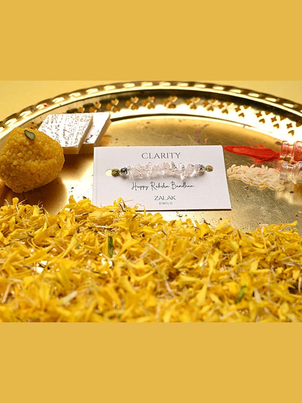 Gain clarity with our Crystal Rakhi for Raksha Bandhan-2025