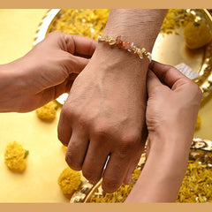 Success & confidence Crystal Rakhi for Raksha Bandhan-2025