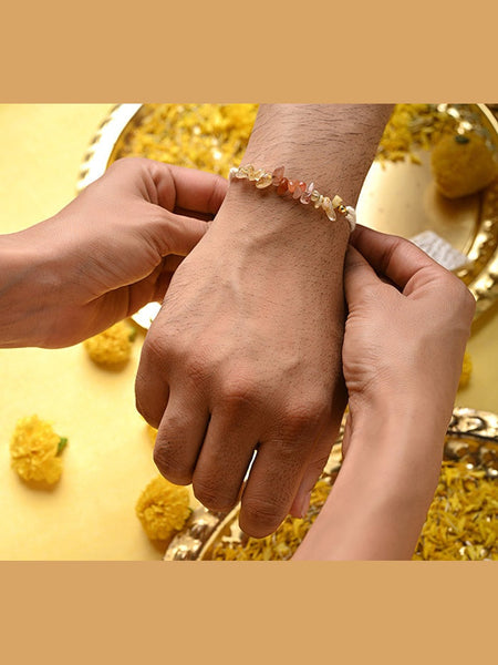 Success & confidence Crystal Rakhi for Raksha Bandhan-2025