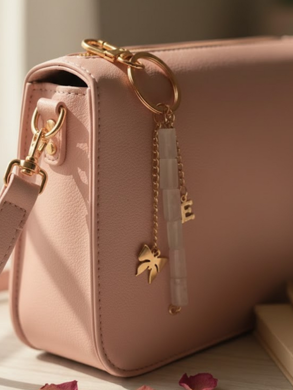 Blush love key Ring