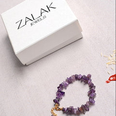 Amethyst Bracelet Lumba Rakhi