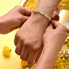 Good luck  & money attracte with our Crystal Rakhi for Raksha Bandhan-2025