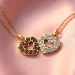 Heart Smoky quartz Pendant